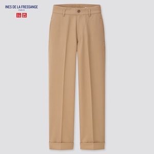 Ines de la Fressange Twill Dress Pants